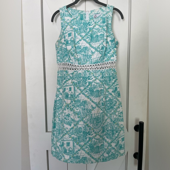 Lilly Pulitzer Worth Avenue Toile Dress - Picture 1 of 3